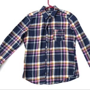 Hollister Flannel Button Down Size Small